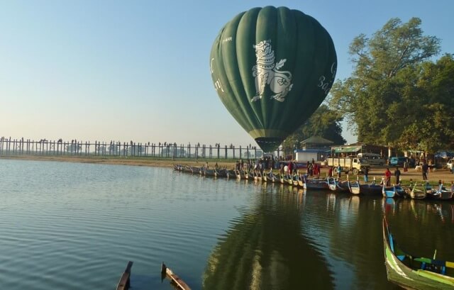 Balloon over Mandalay